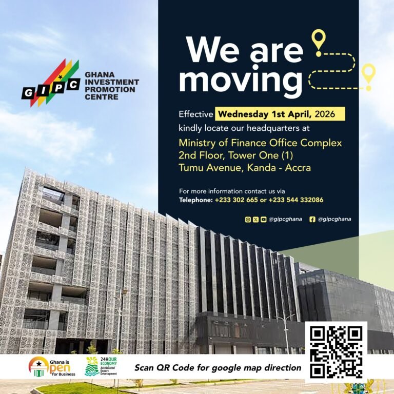 GIPC Relocates to Ministry of Finance Complex in Kanda